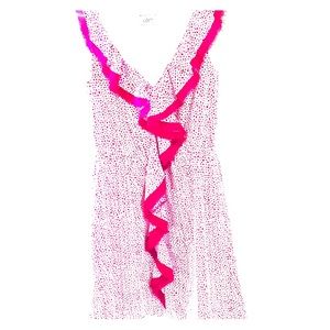 Pink and White Lightweight Dress